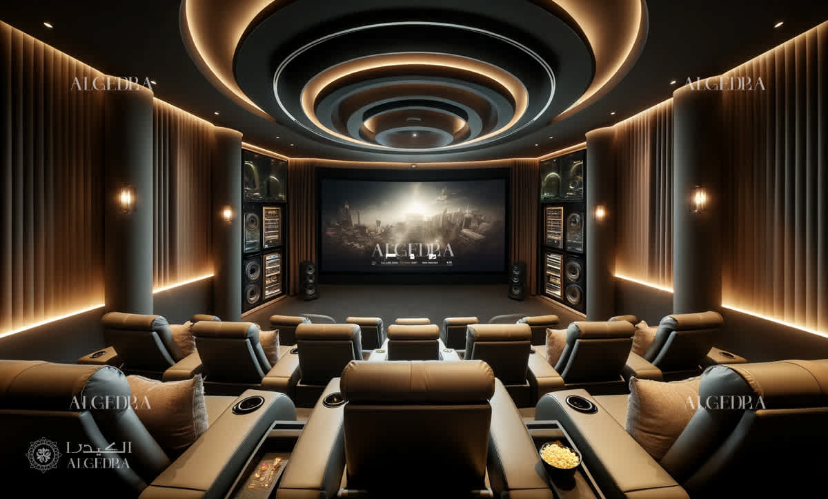 تصميم السينما المنزلية الحديثة
