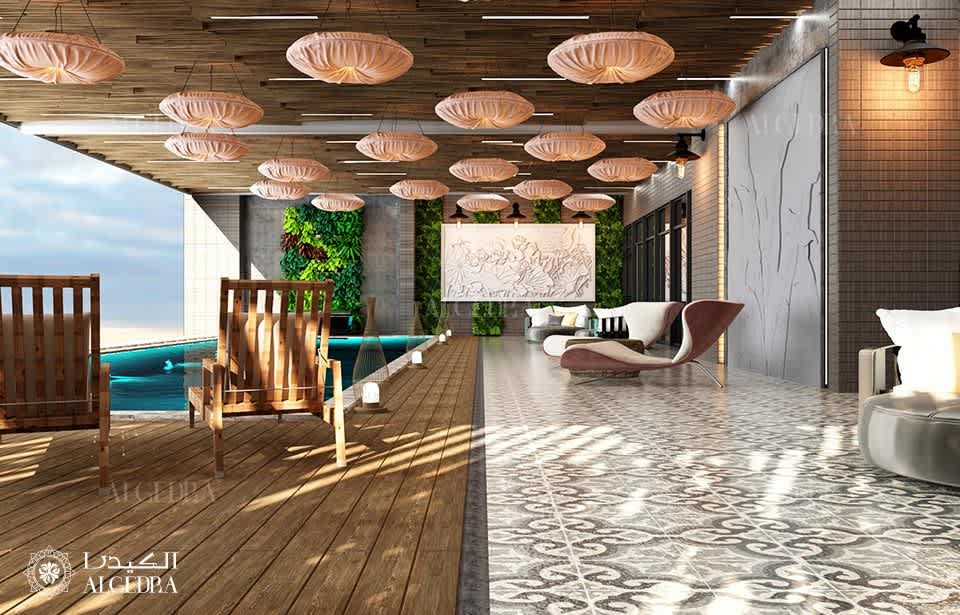 creating a poolside design