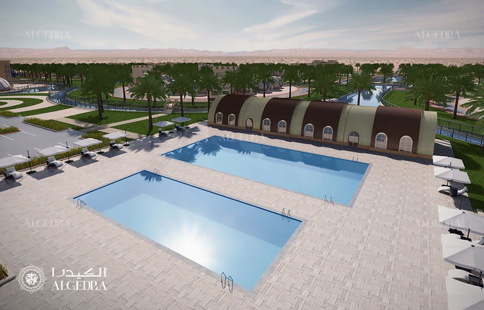 city plan pool view