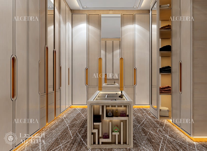 luxurious dressing rooms