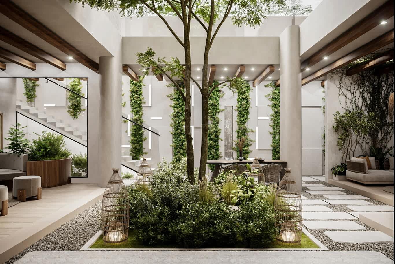 poolside majlis design