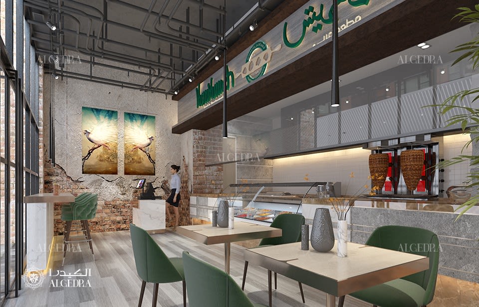 industrial restaurant design in UAE