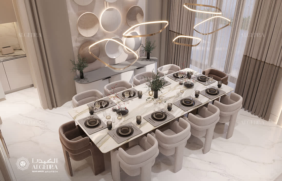 تصميم غرفة طعام في الإمارات
