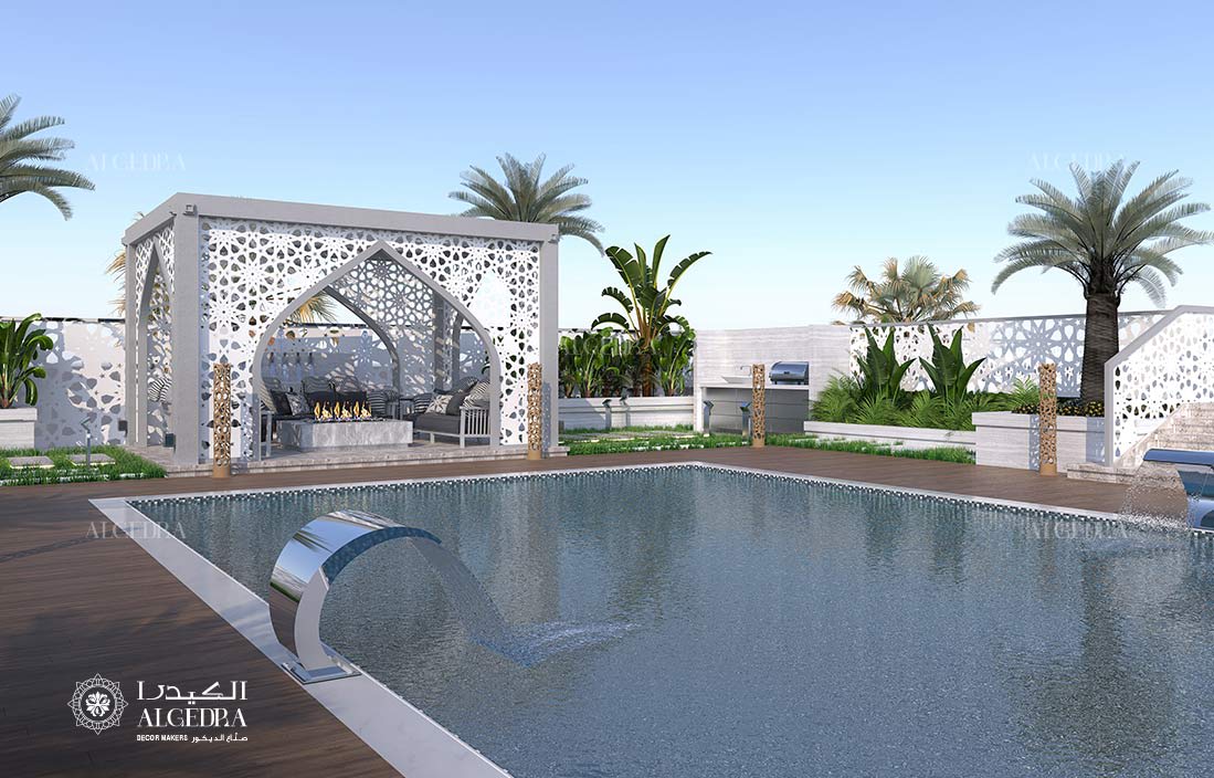 تصميم المناظر الطبيعية السكنية في أبو ظبي