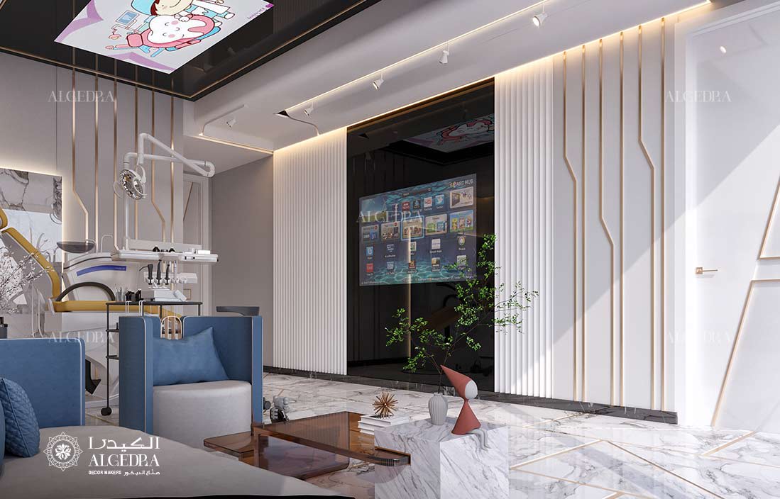 تصميم داخلي لمركز طبي في دبي