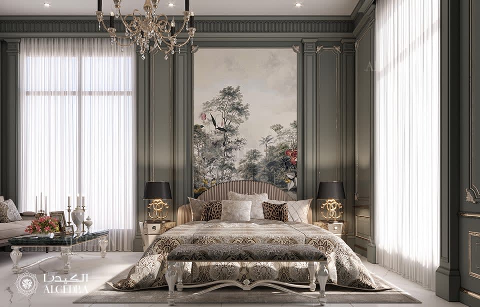 luxury bedroom design in Dubai