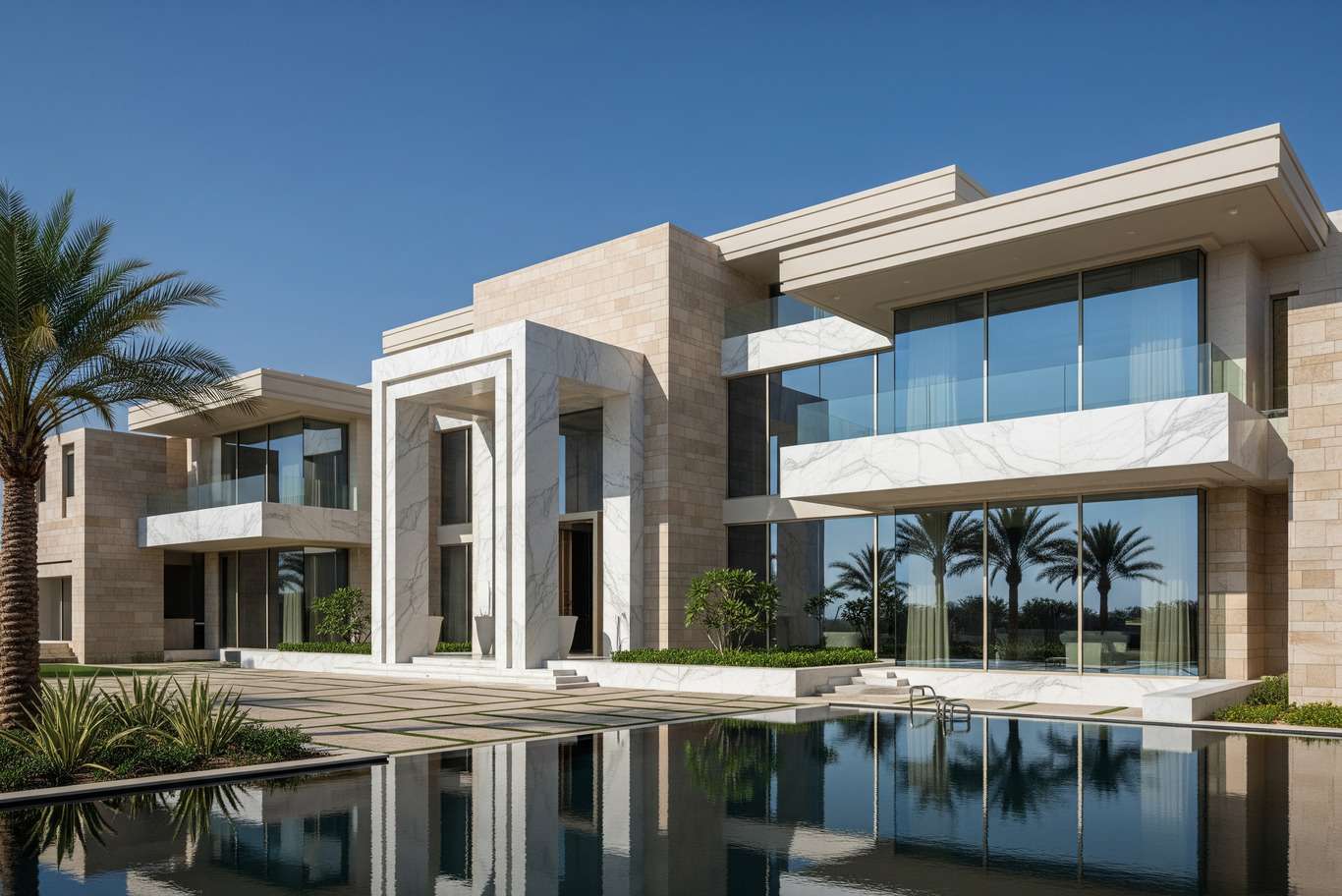 تصميم واجهات منازل حديثة في الإمارات