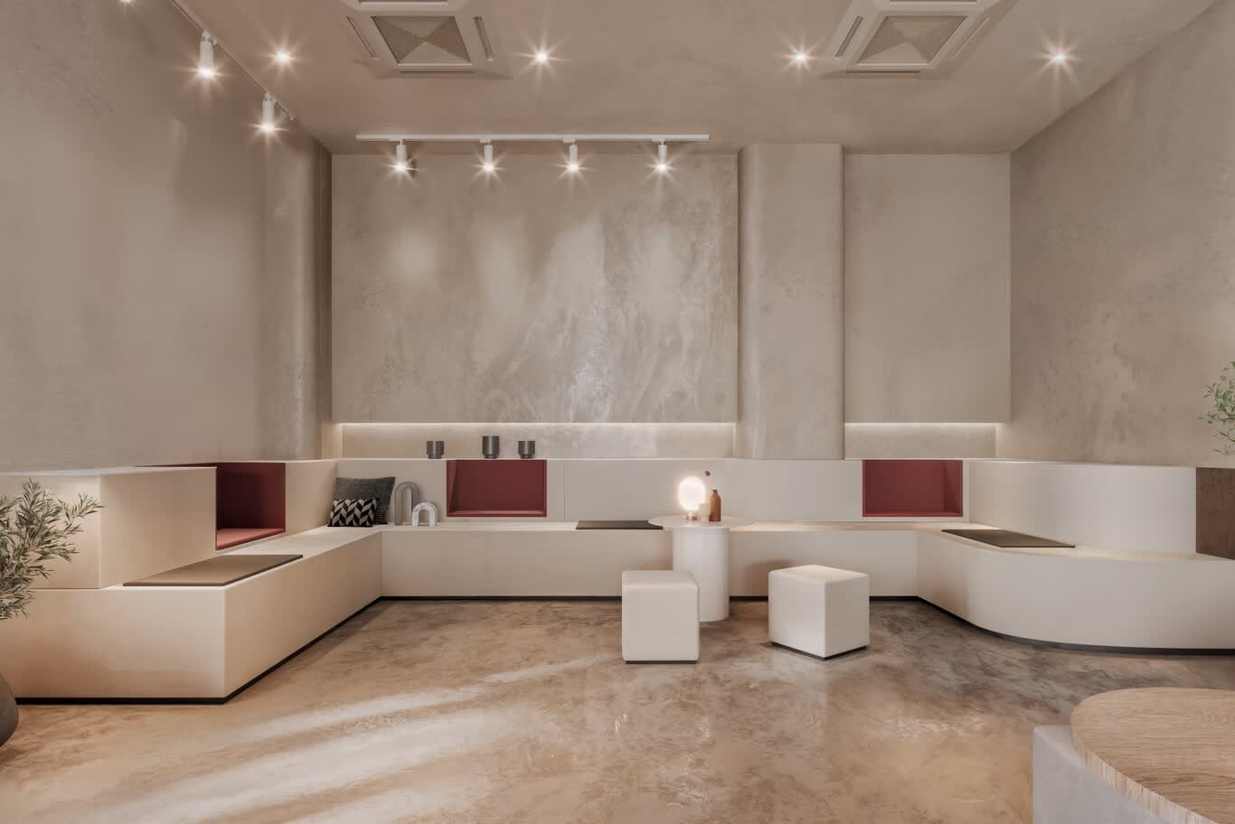 scandinavian cafe interior design