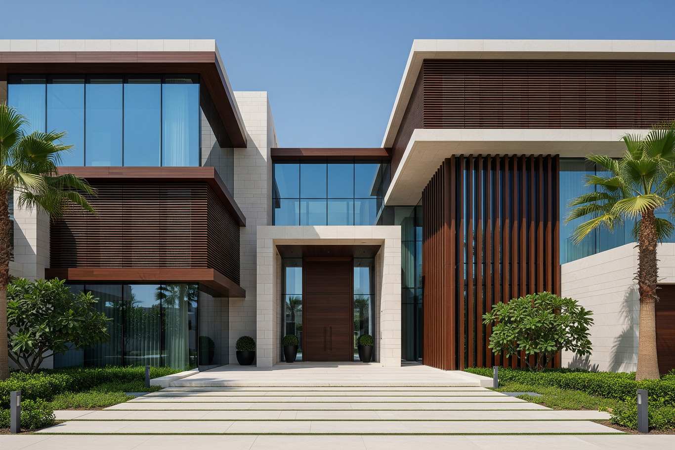 villa exterior lighting design