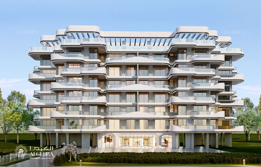 تصميم مبنى مكتب مستدام مركز دبي المالي الدولي