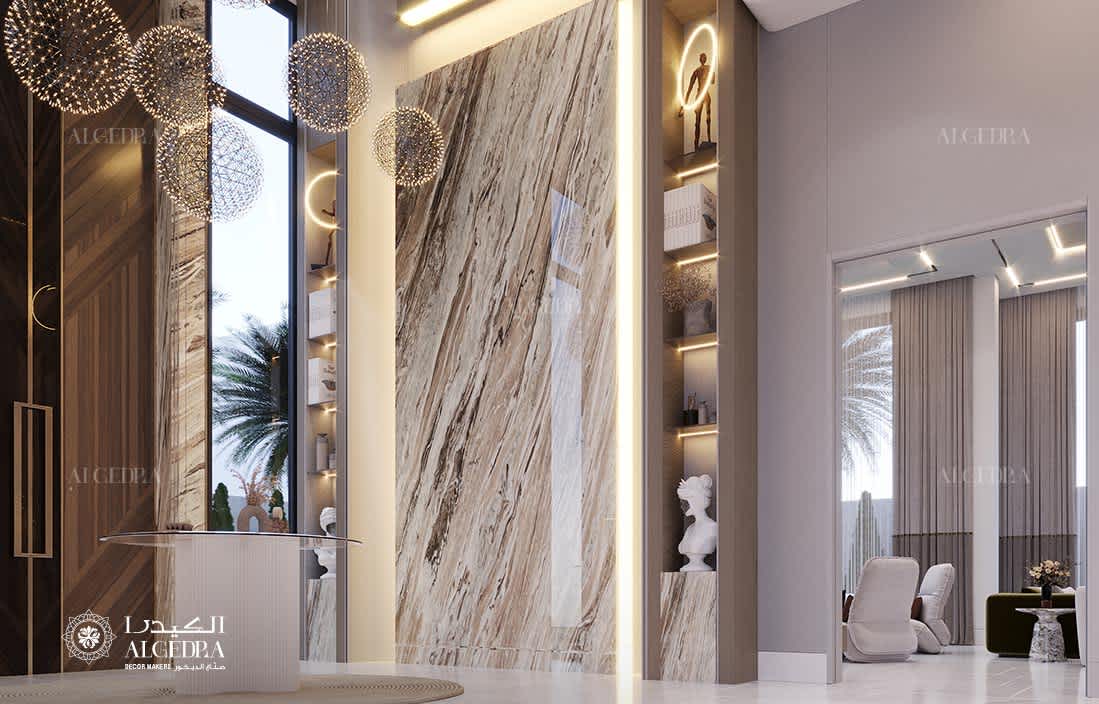 تصميم مدخل فيلا في ابوظبي