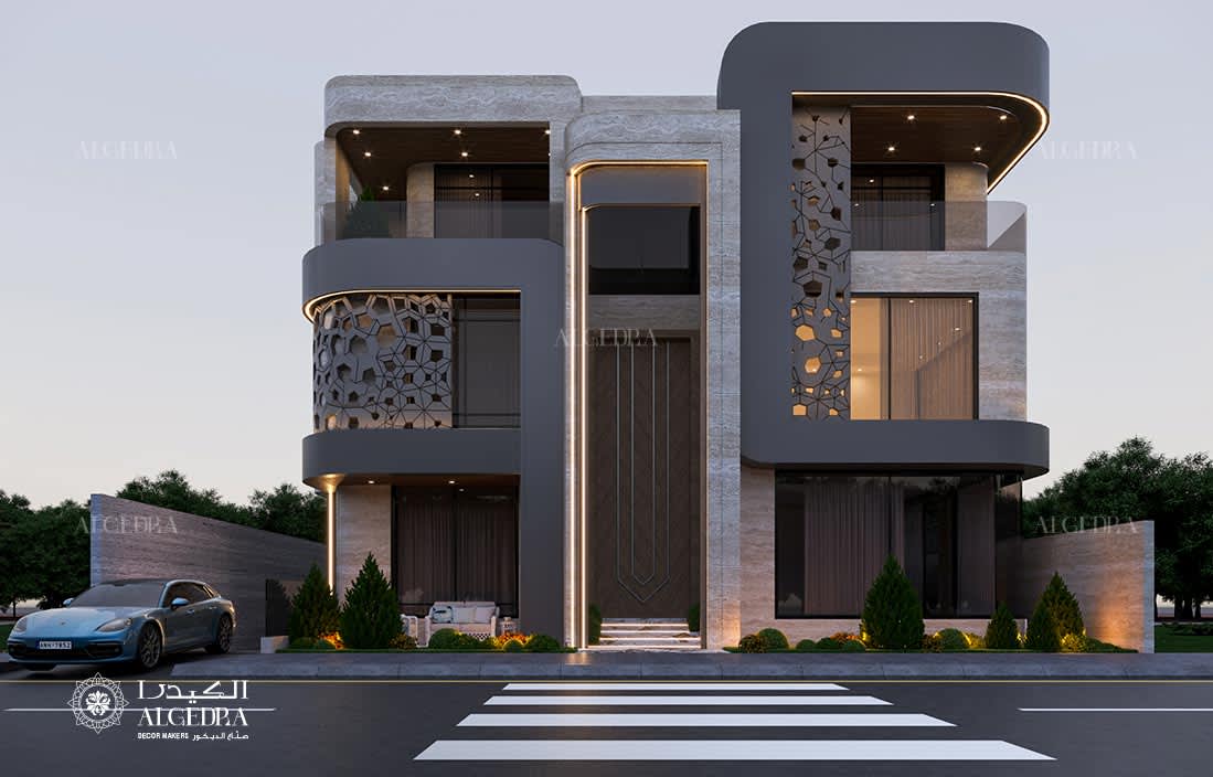 تصميم فيلا عربية فاخرة