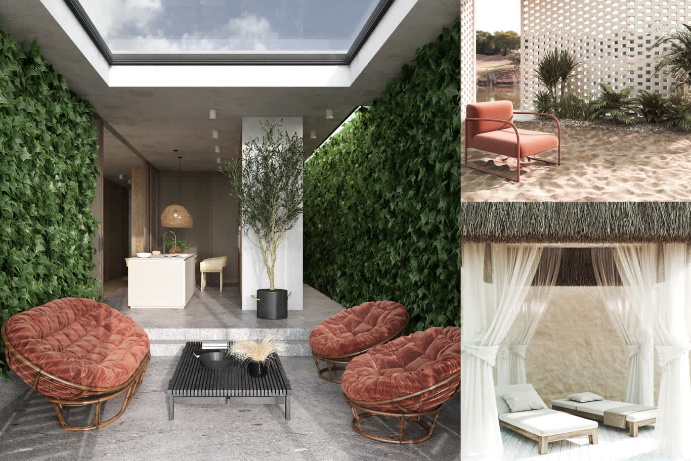 Ras Al Khaimah villa courtyard design