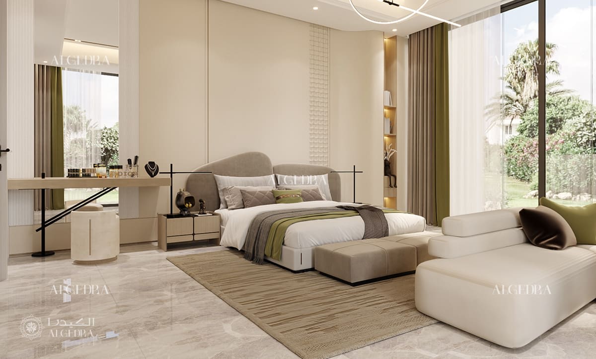 modern bedroom interior design in Kuwait