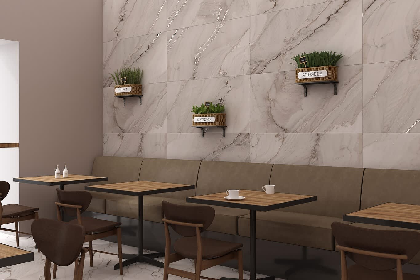 open concept cafe interior design