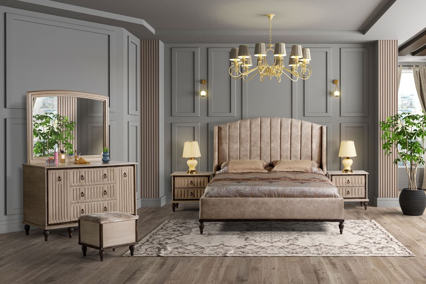 modern luxury bedroom design