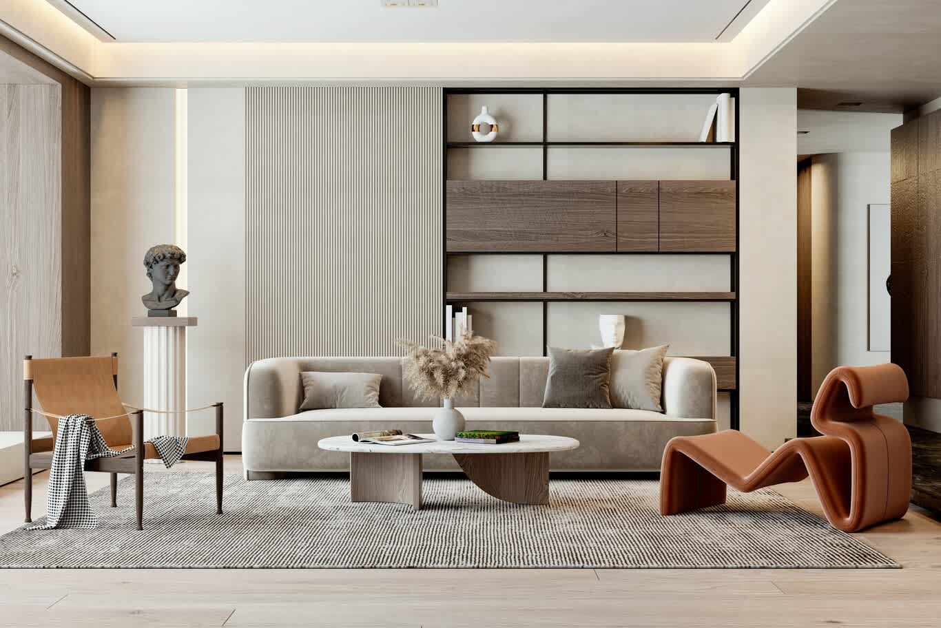 Burj Khalifa view apartment design