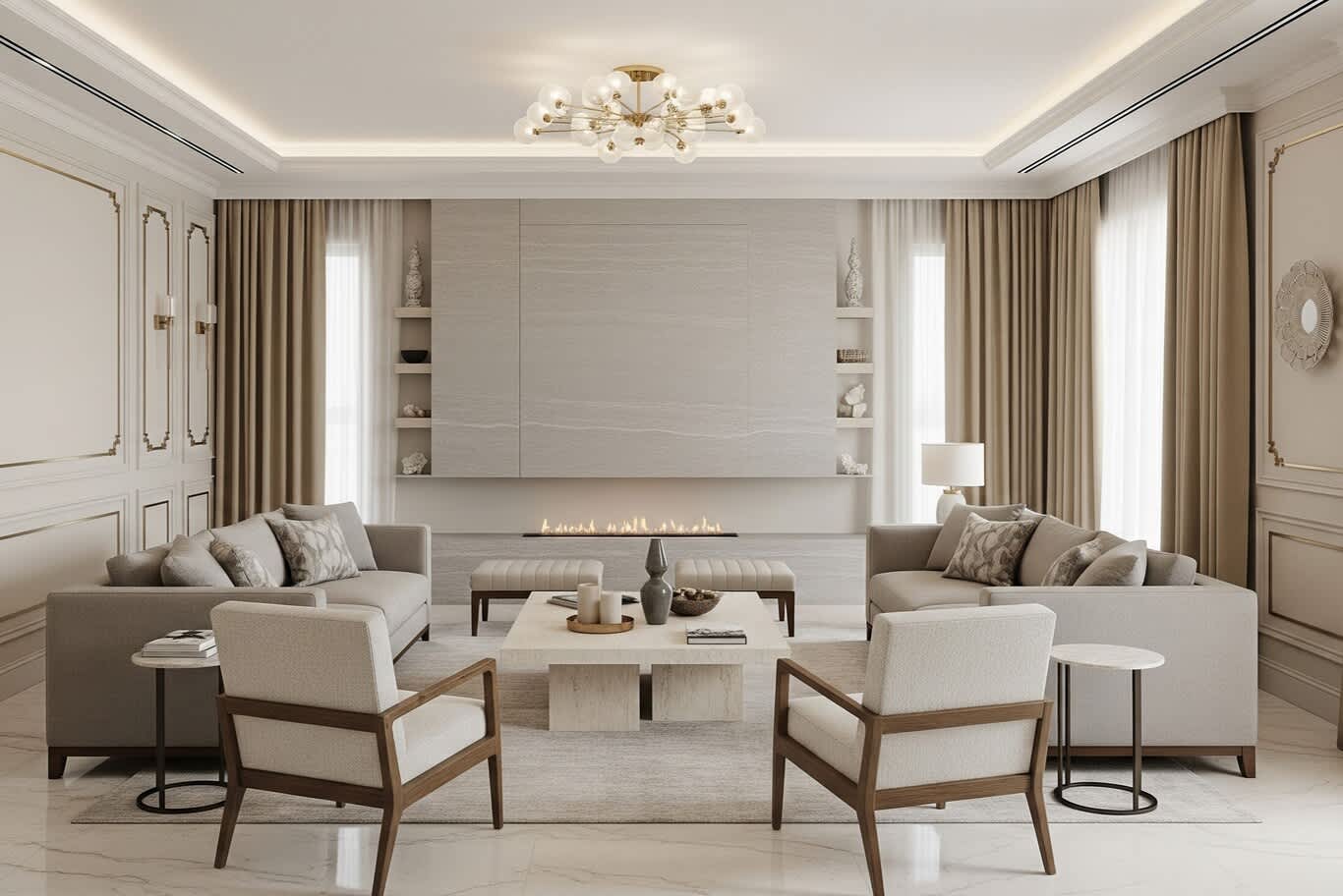 ديكور فيلا راقٍ دبي