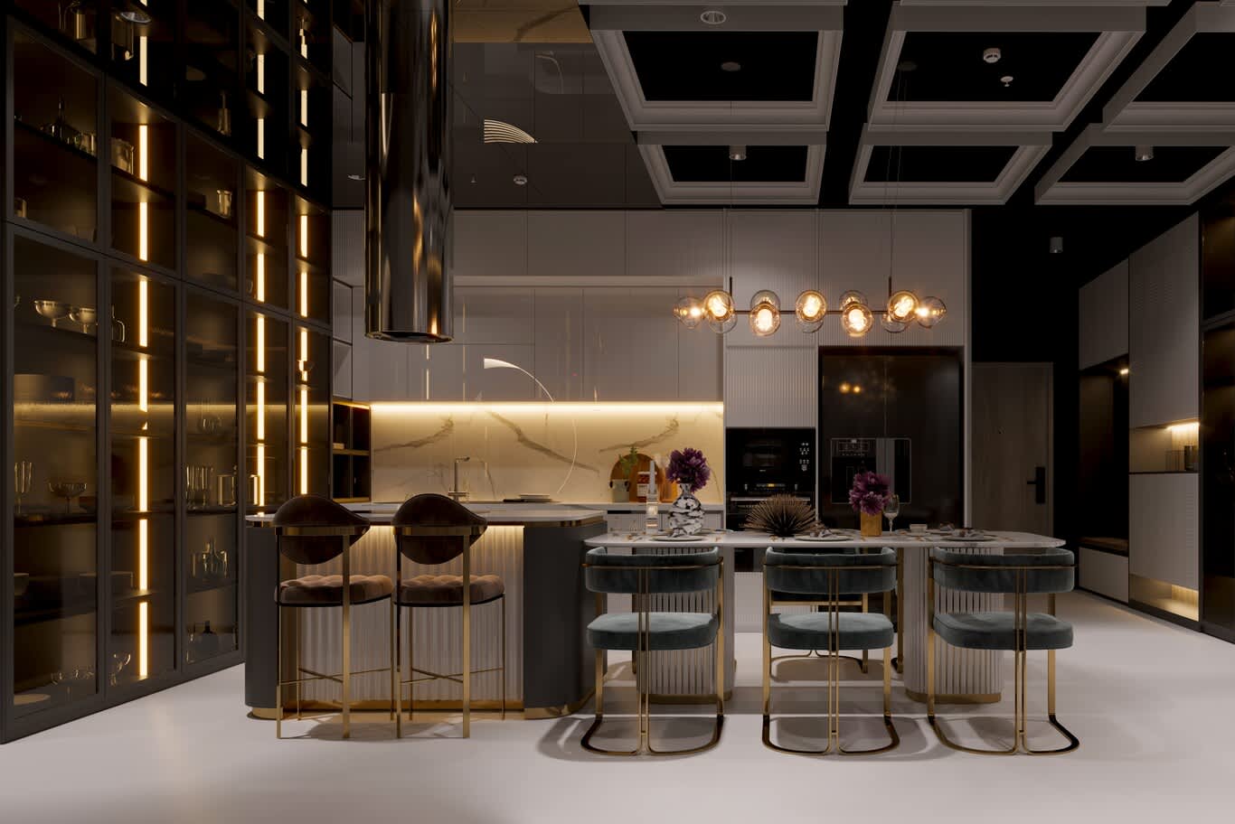 تصميم صالون فاخر الإمارات