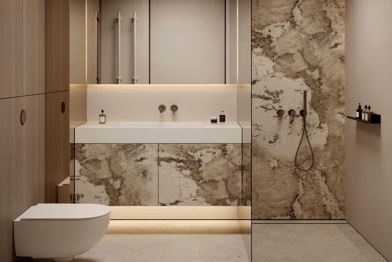 Bathroom layout