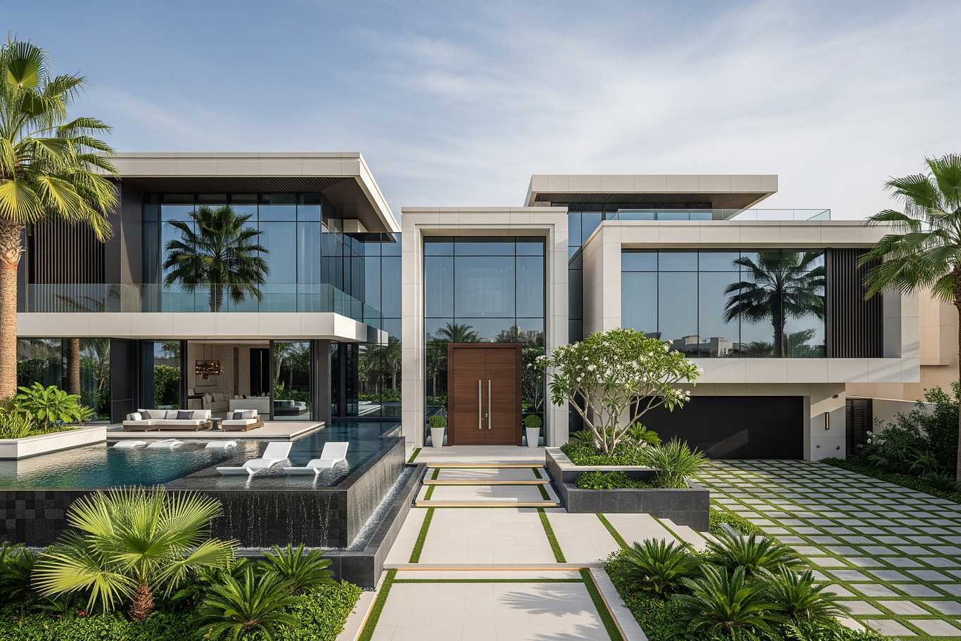 villa exterior cladding materials