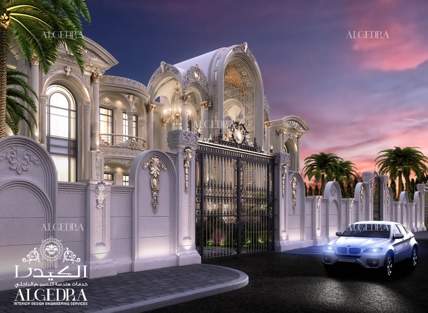 villa entrance view