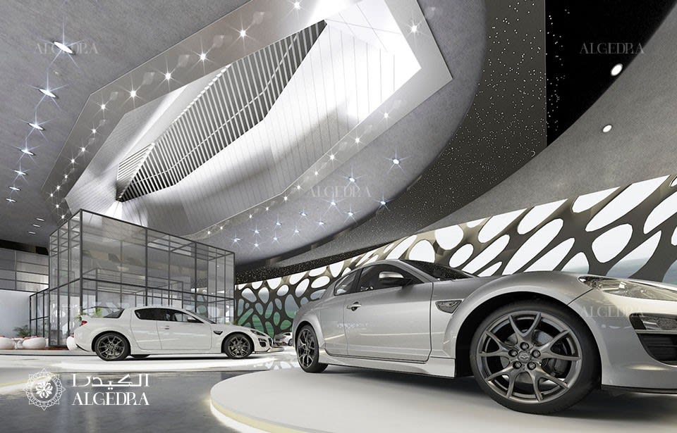 luxury cars showroom design