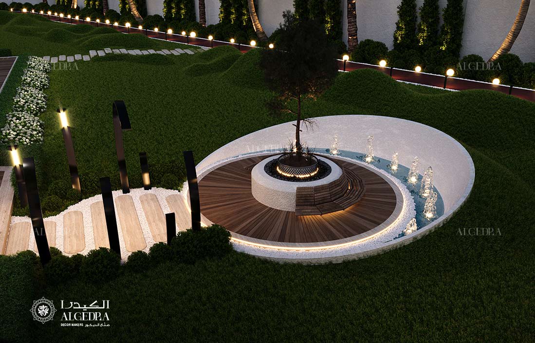 تصميم المناظر الطبيعية الفاخرة