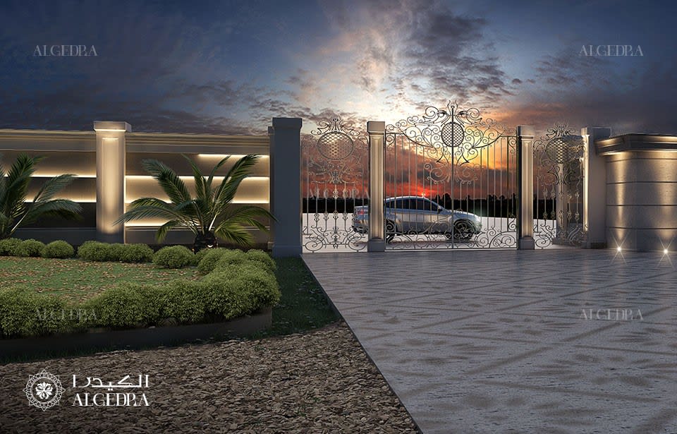 landscape entrance design