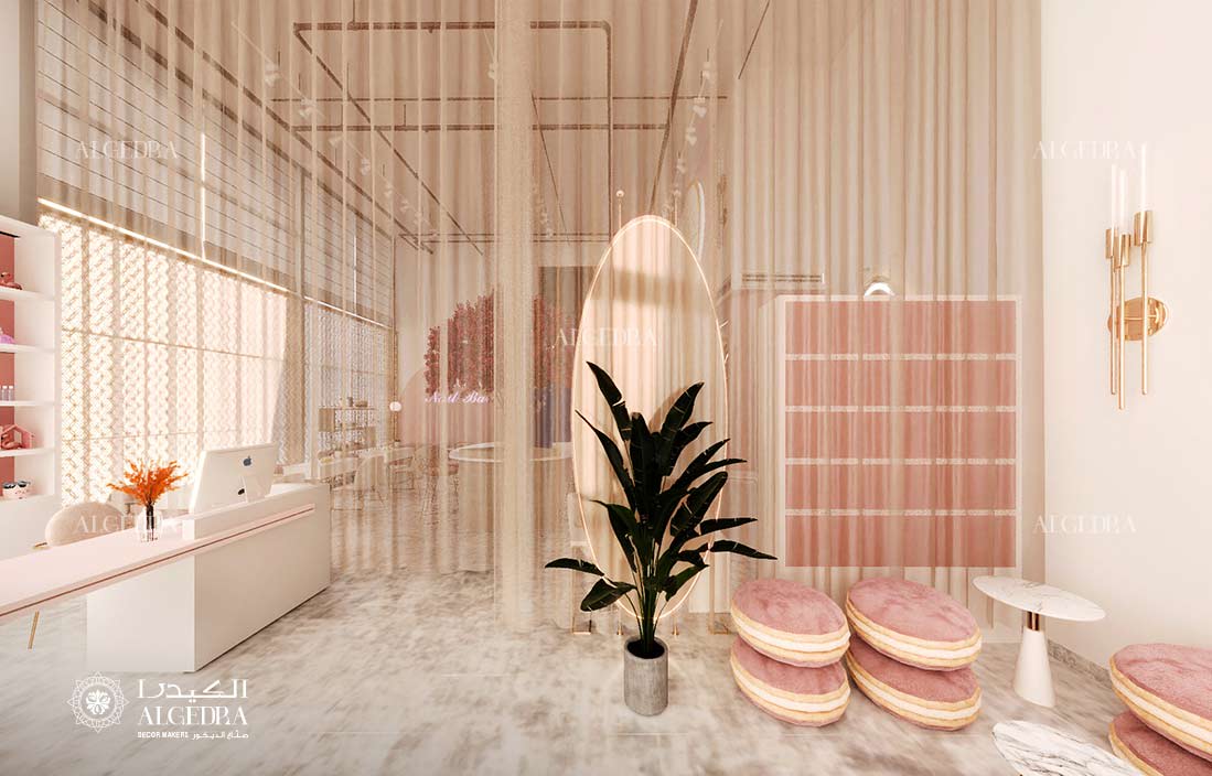 salon interior design and decoration ideas dubai