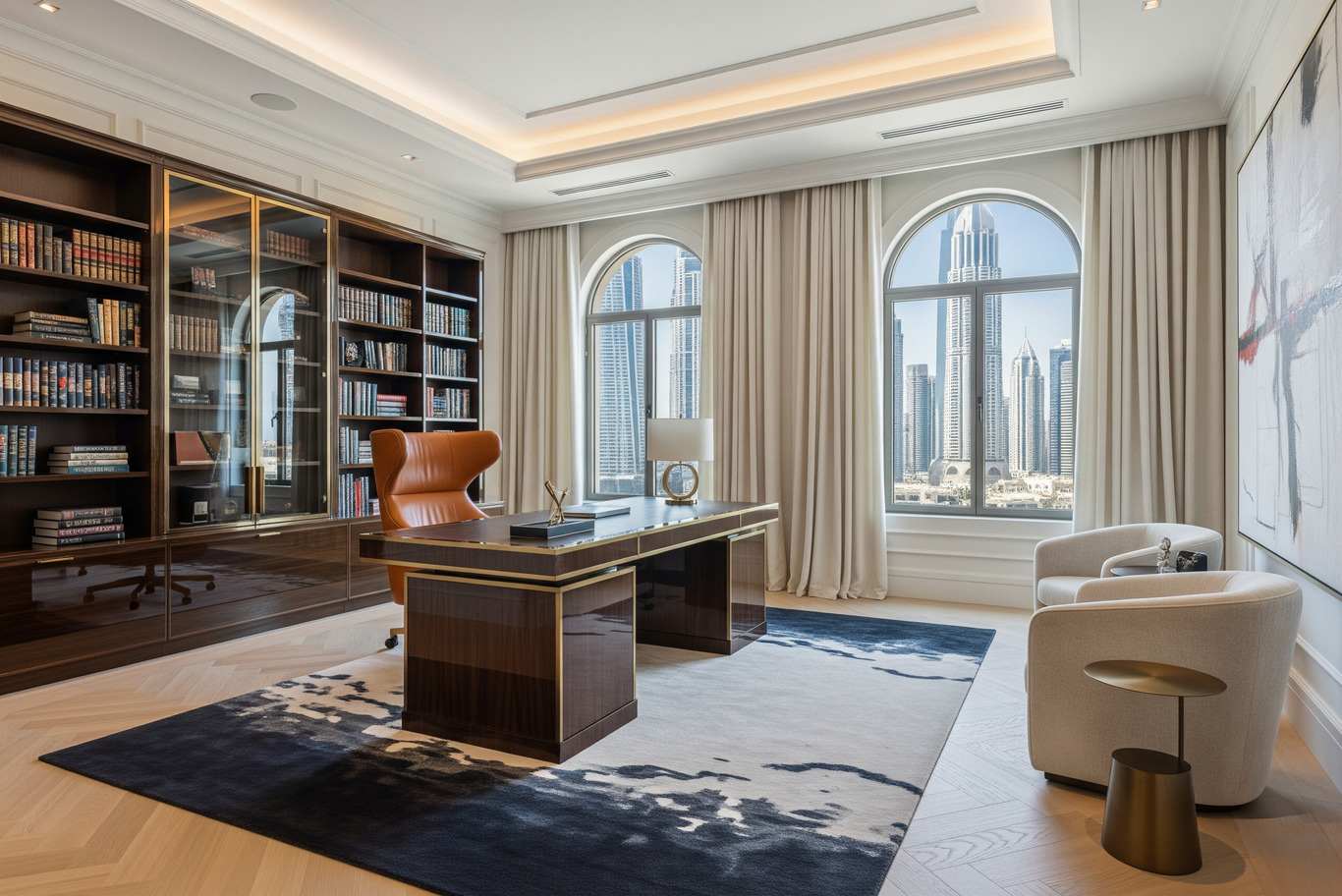 home library office design