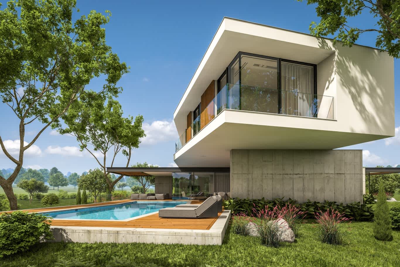 تصميم خارجي فاخر جزيرة ياس