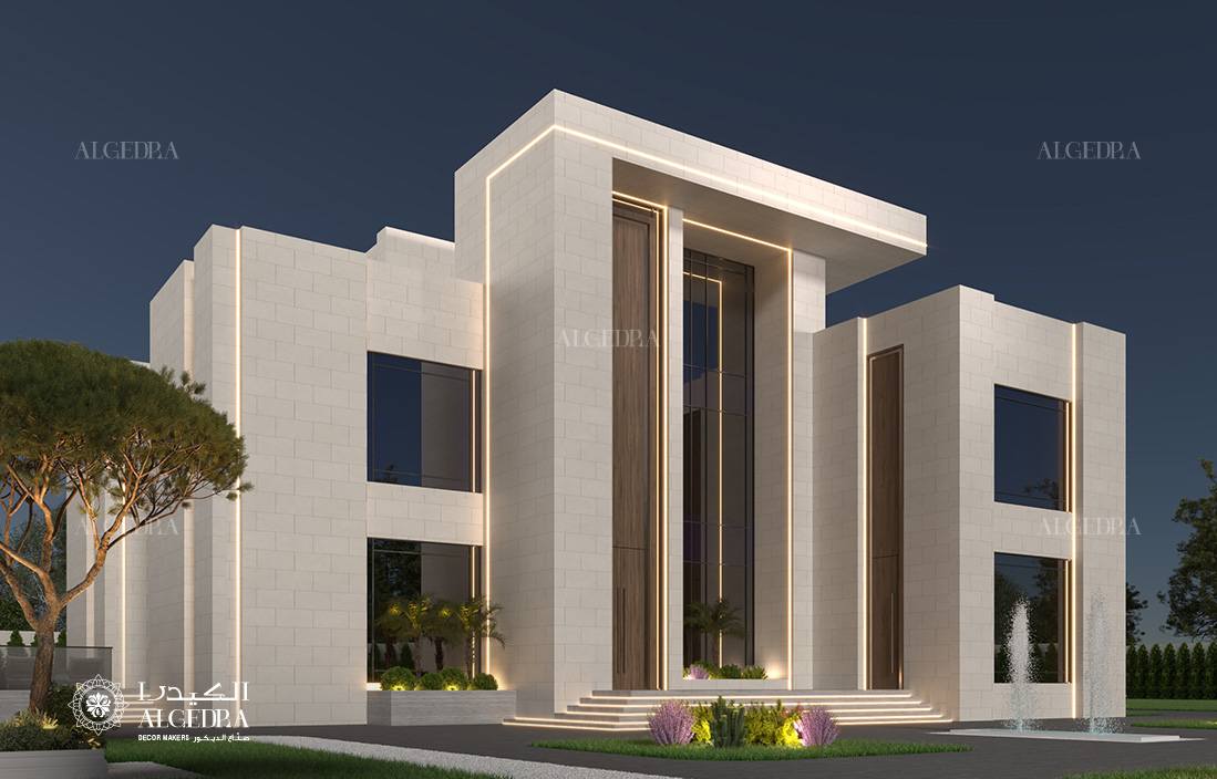 exterior modern arabic villa design