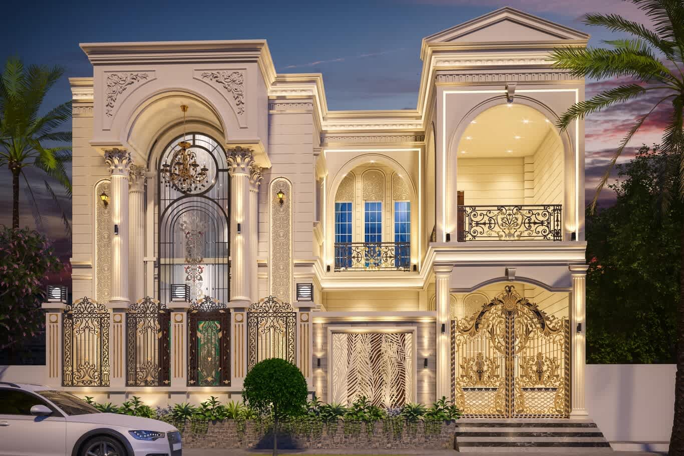 Modern villa architecture