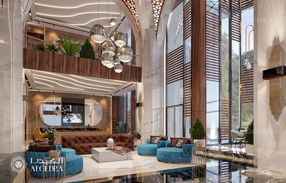 elegant hotel lobby design