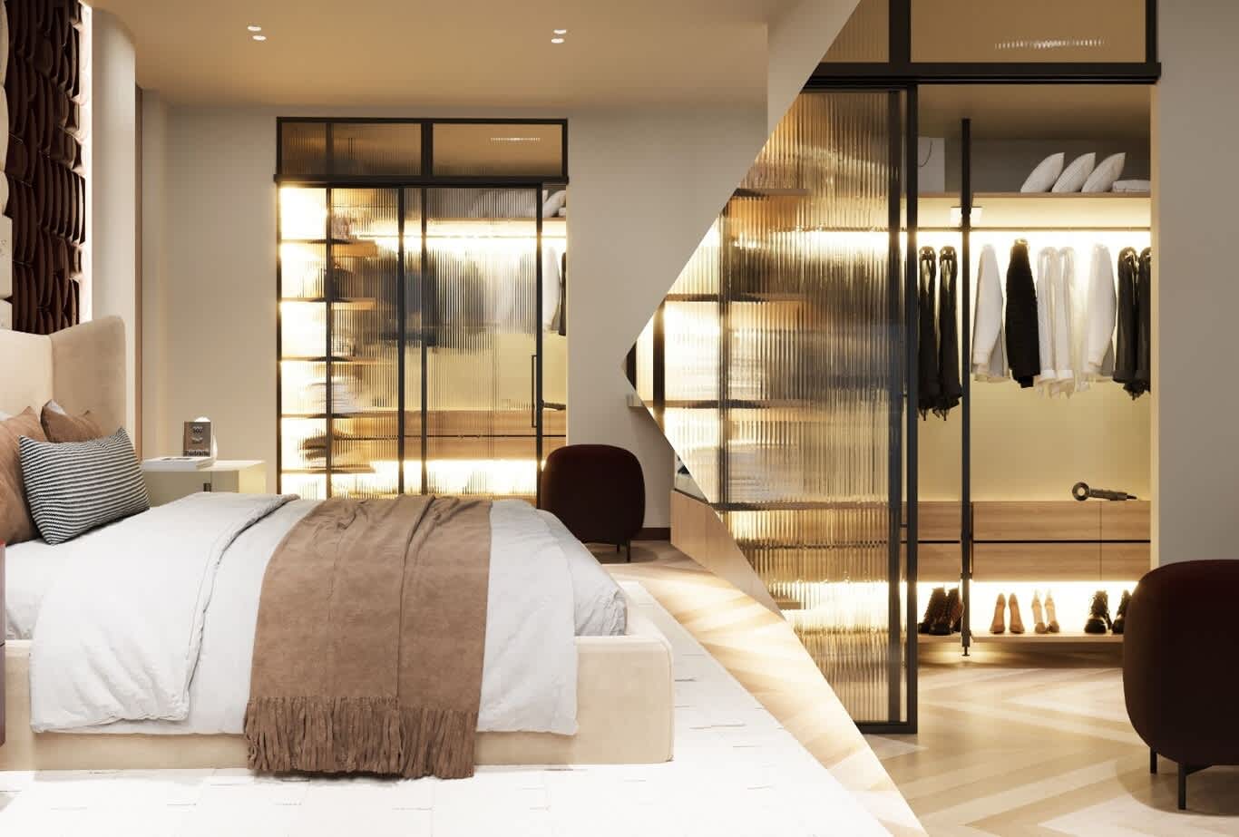 master bedroom design Abu Dhabi