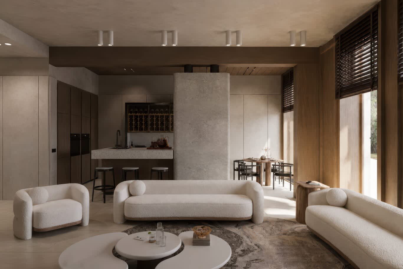 Scandinavian family villa design