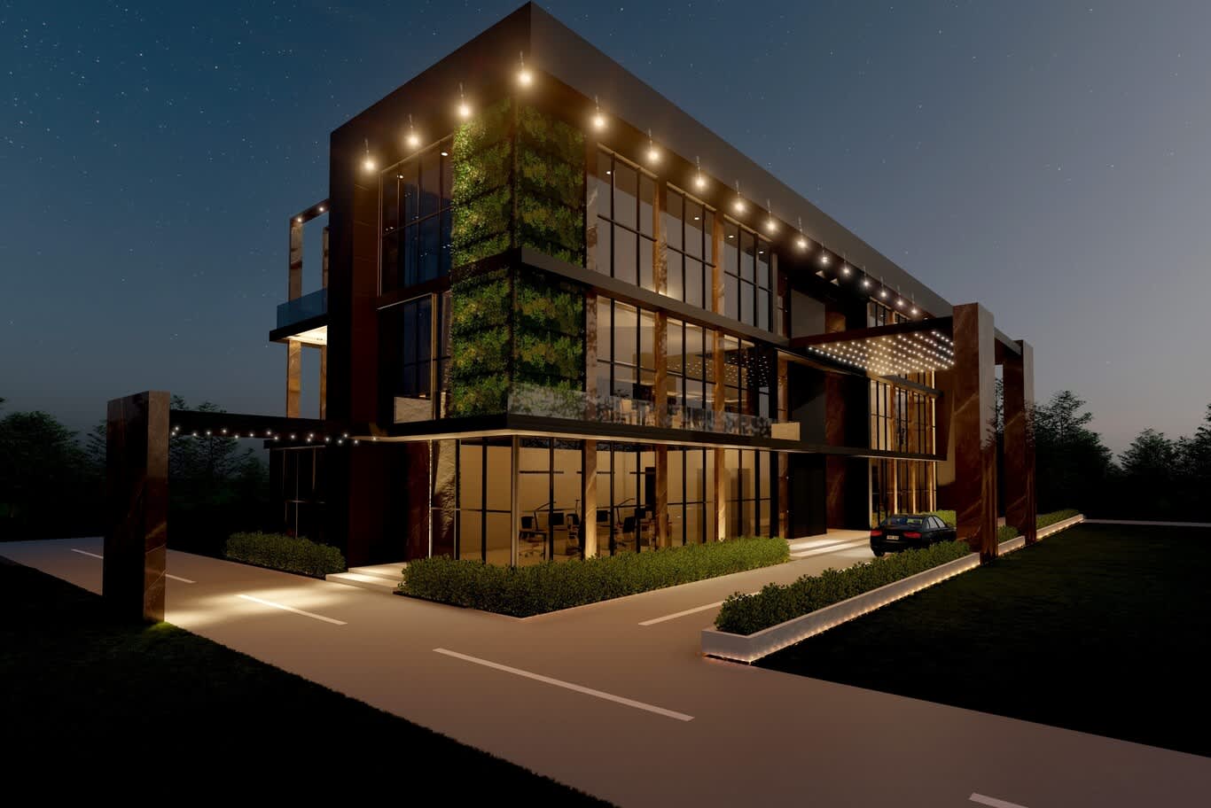 office building lighting design