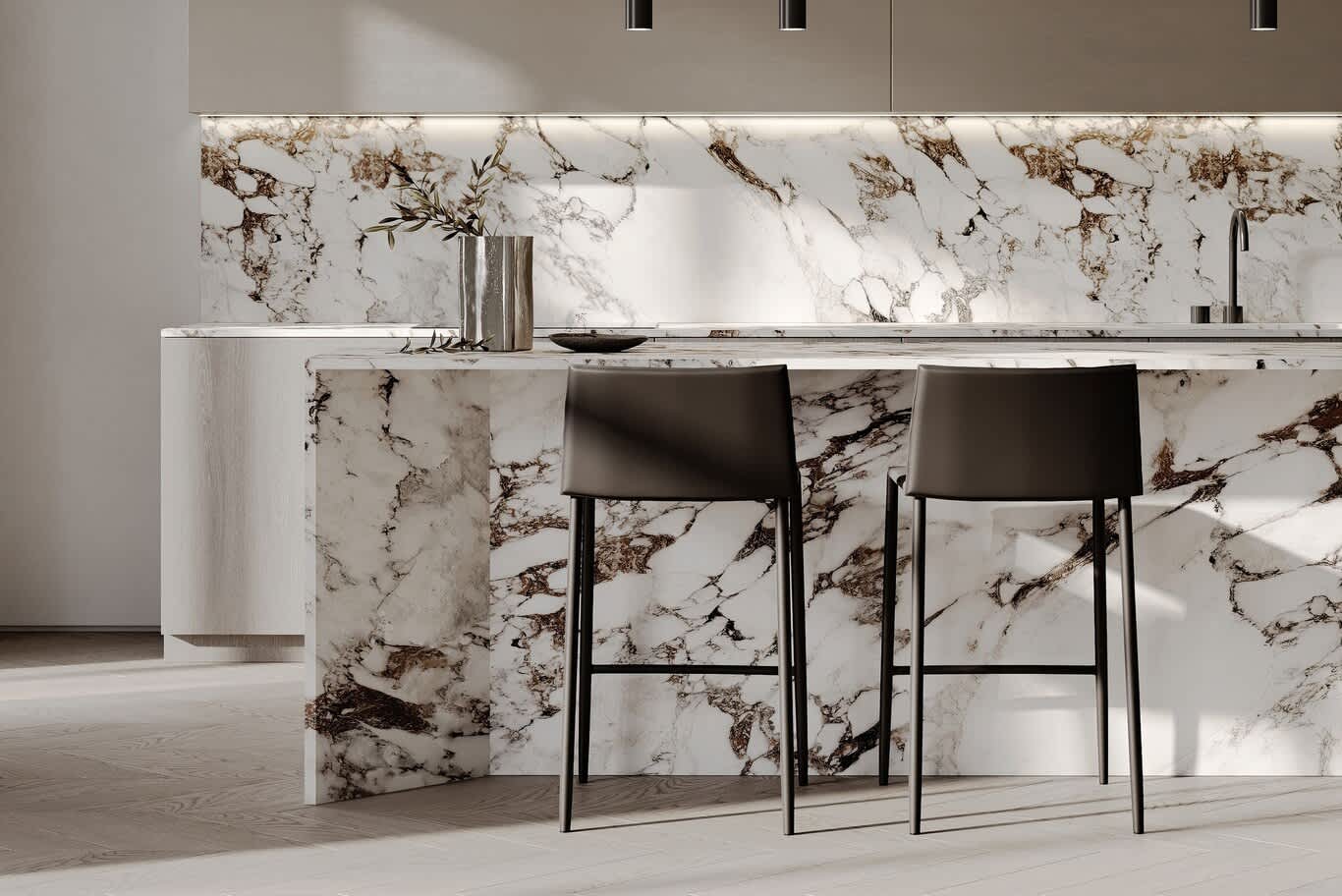 luxury marble kitchen projects