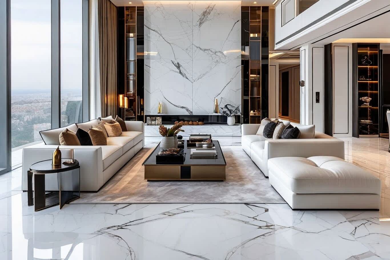 ديكور المنازل برخام كارارا