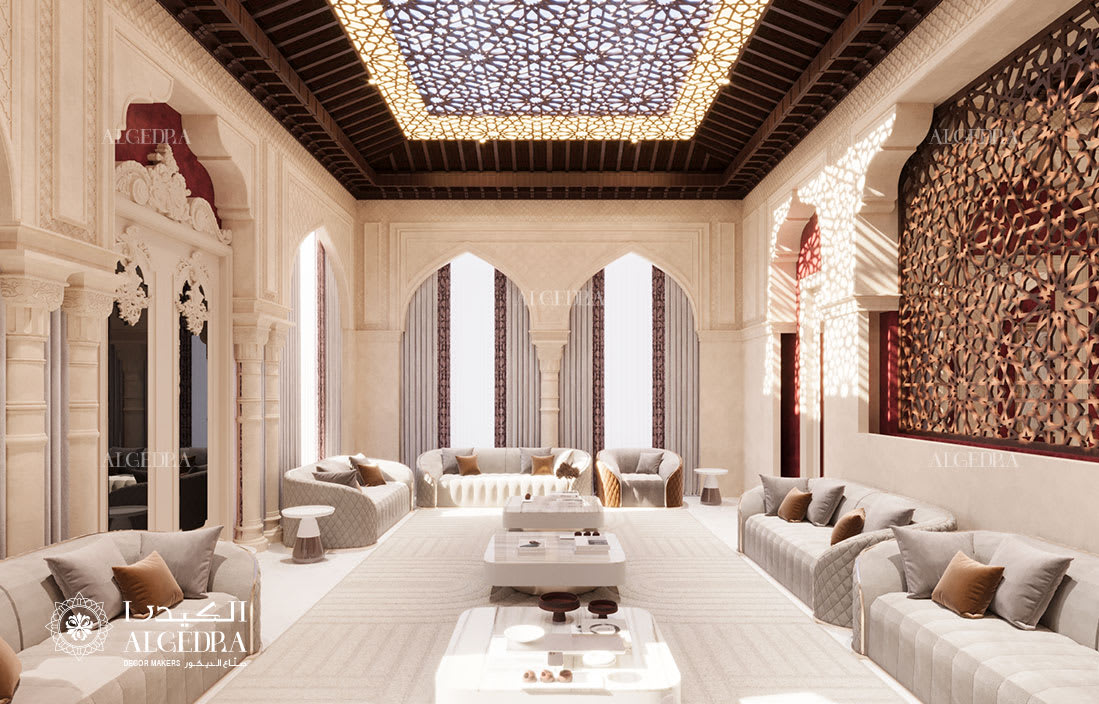أفكار تصميم المجالس العربية
