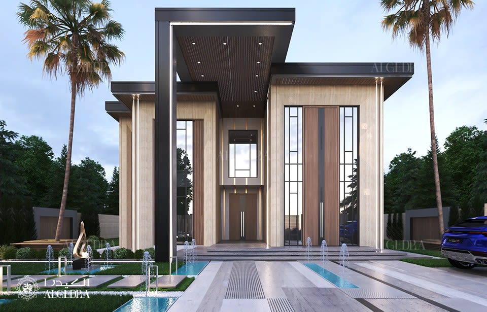 modern architecture villa