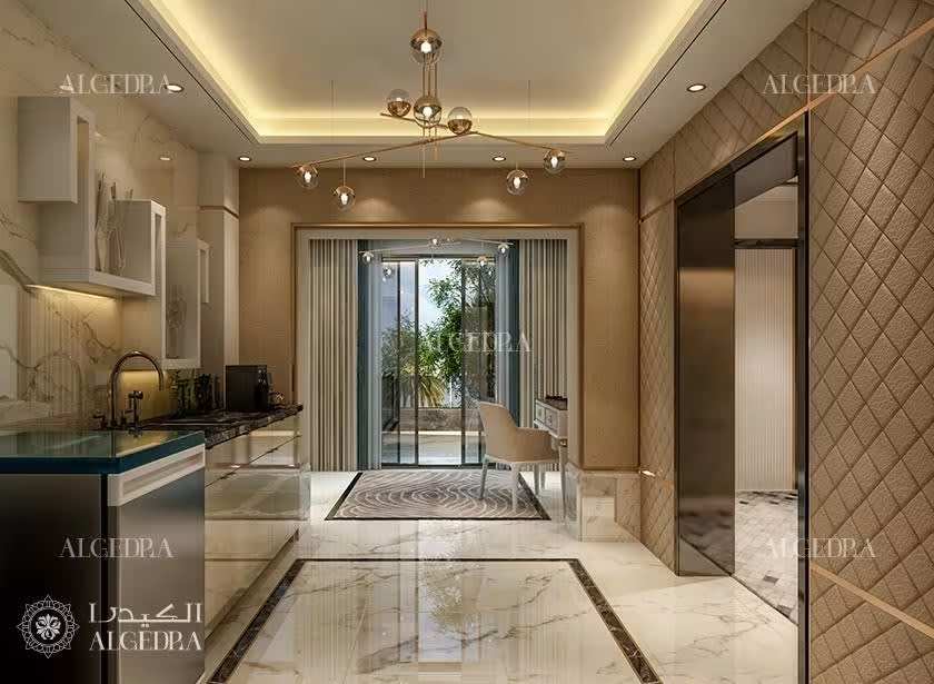 تصميم داخلي لمدخل الفيلا
