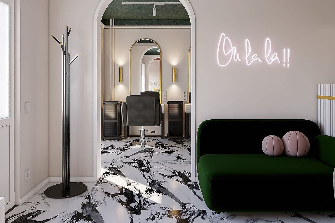 elegant hair salon decor ideas