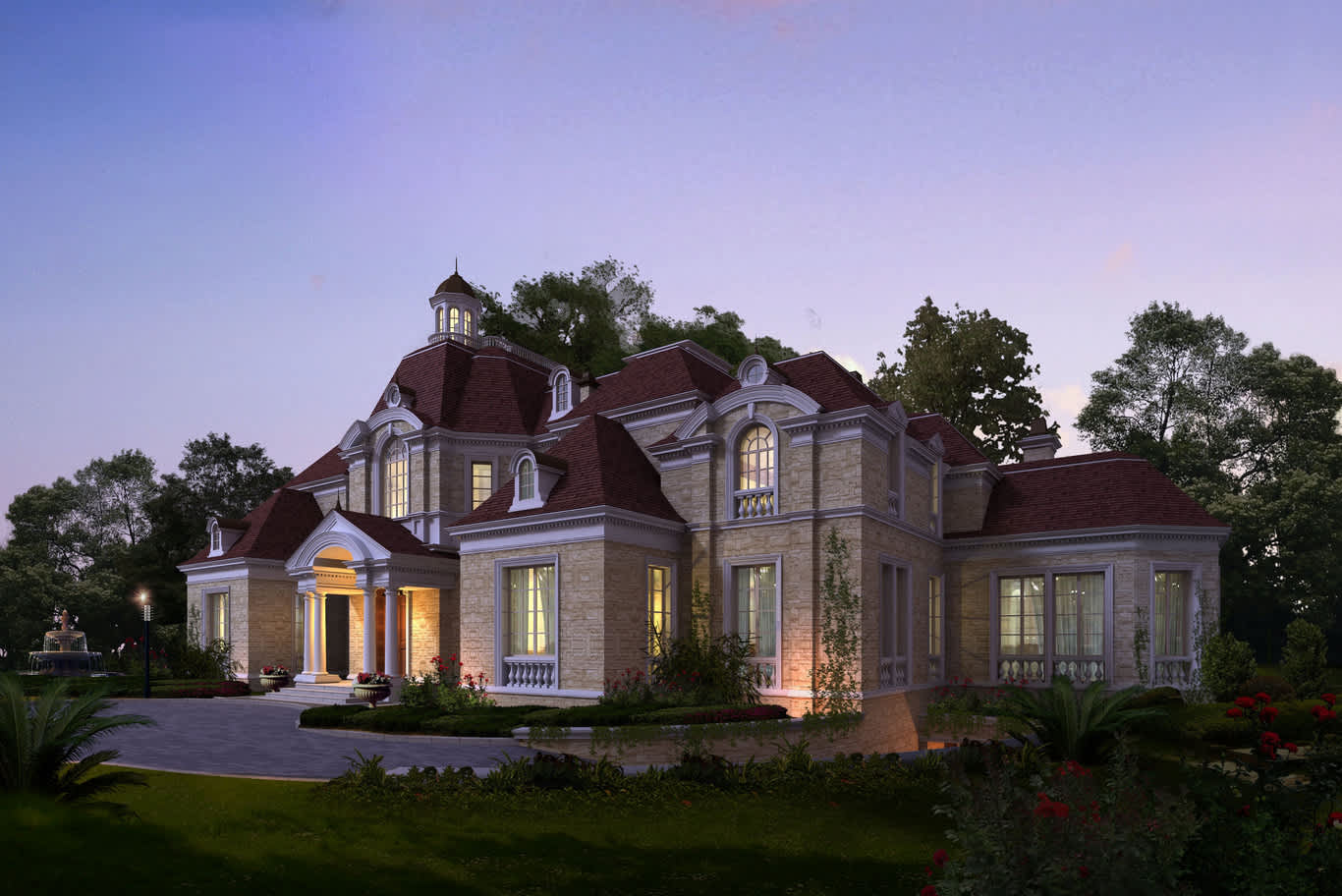 luxury modern classic villa design