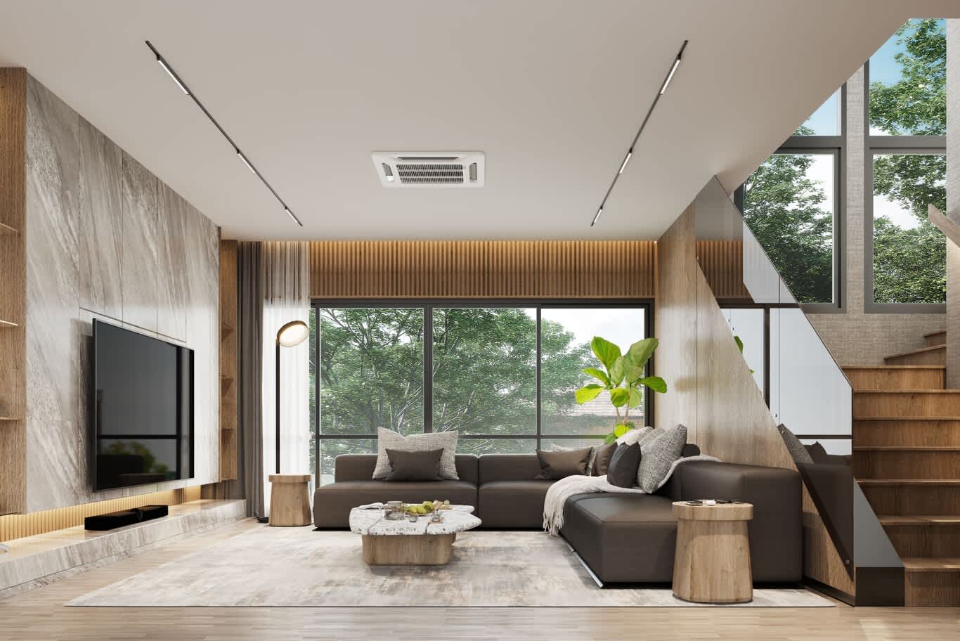 Yas Island townhouse interior design
