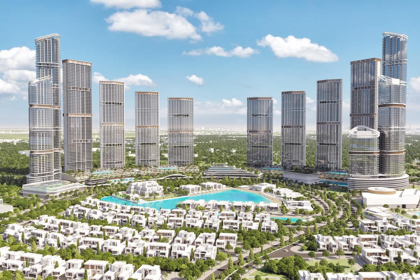 تصميم مجموعات الأبراج السكنية