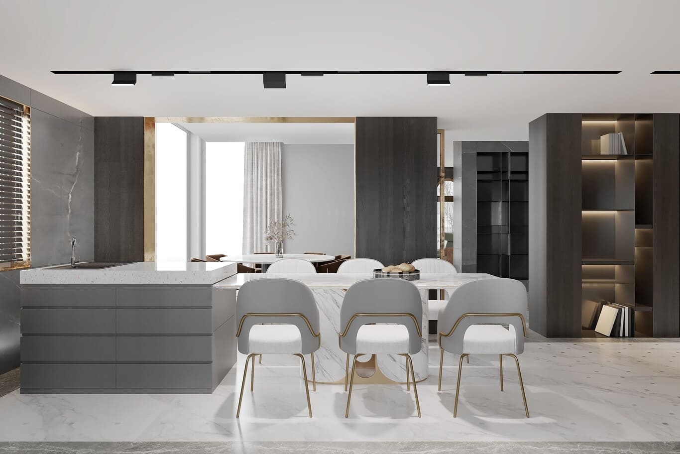 Zayed City villa kitchen