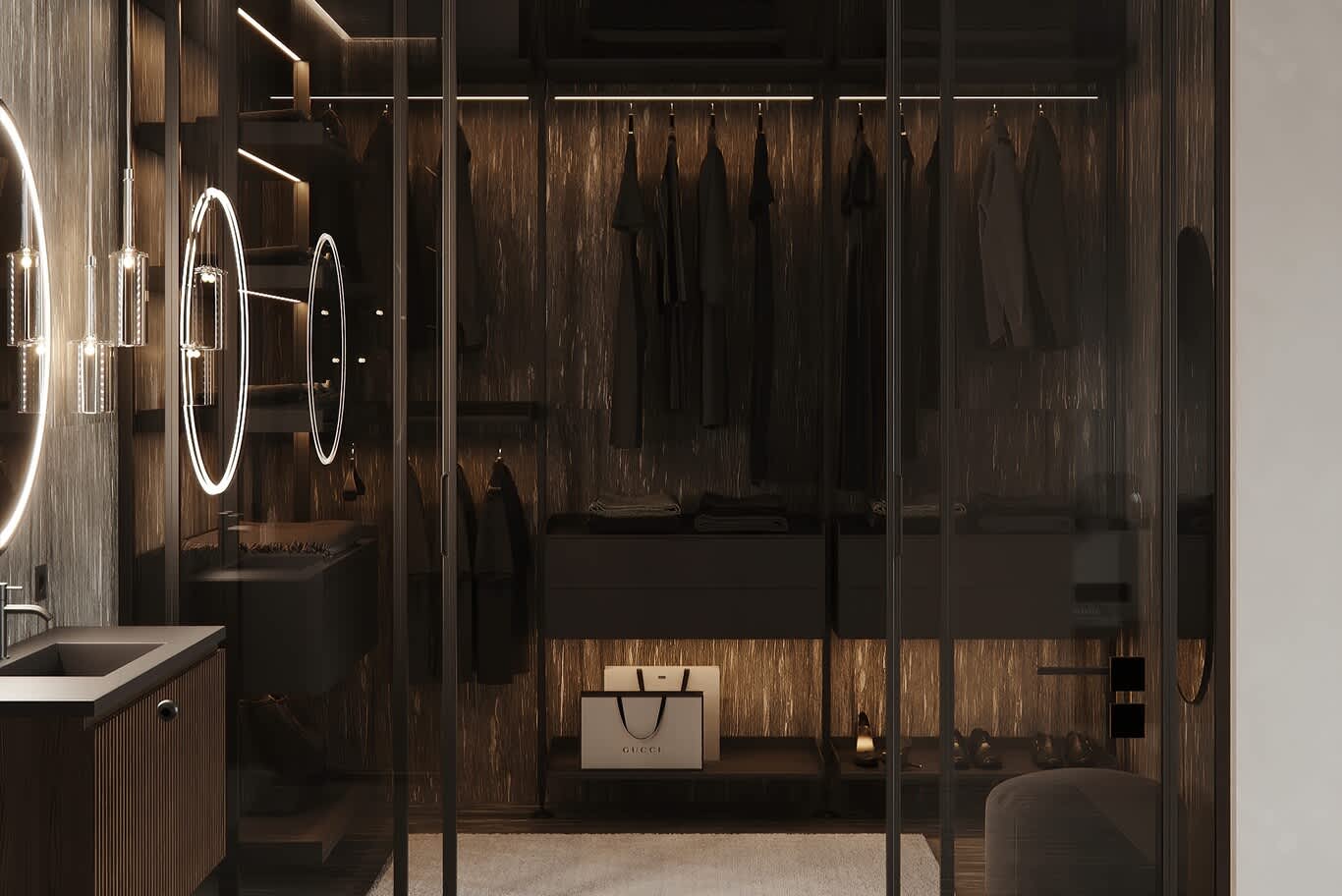 High end bedroom interiors Abu Dhabi