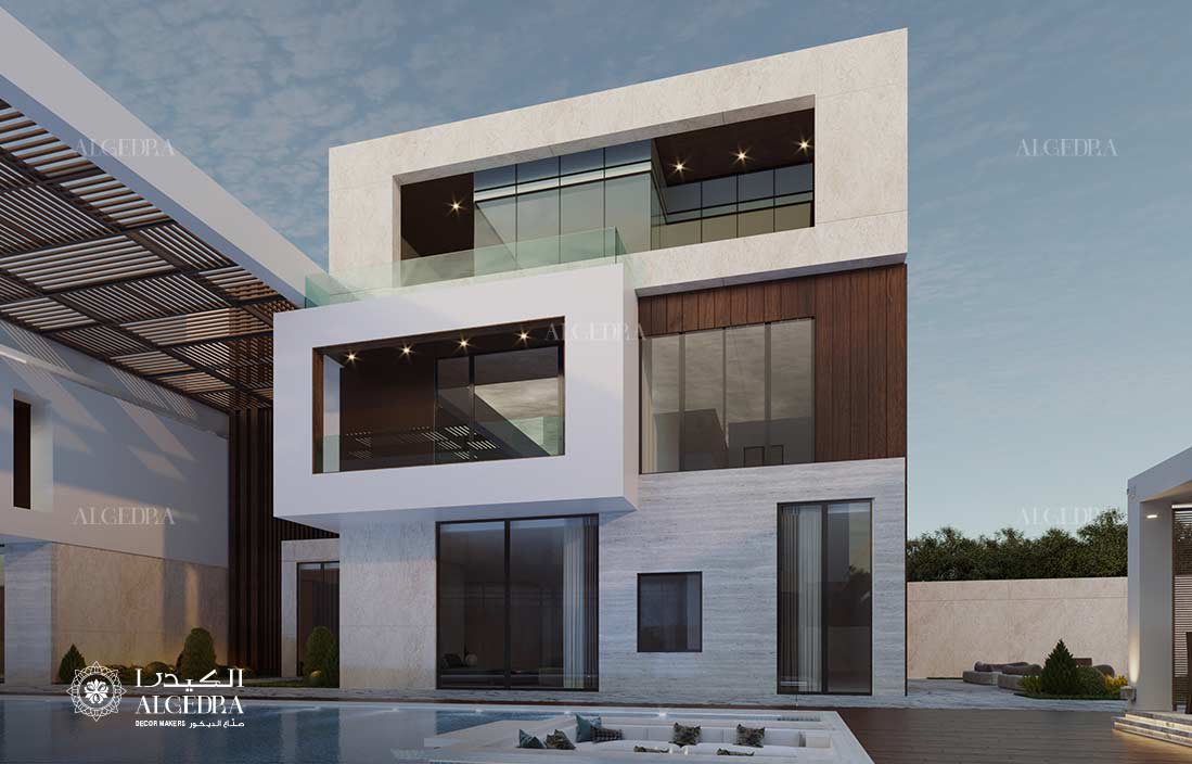 modern villa exterior design